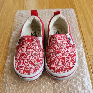 VANS　スニーカー　スリッポン　赤(スリッポン)