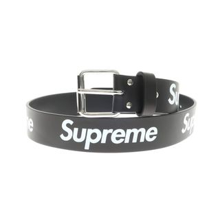 Supreme - 【中古】シュプリーム Supreme Repeat Leather Belt レザー ベルト ブラック【サイズS】【メンズ】