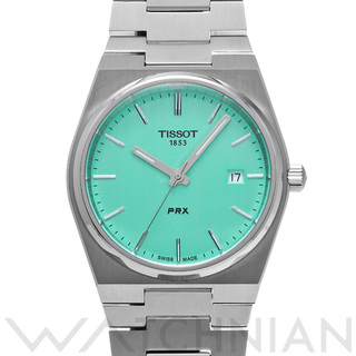 ティソ(TISSOT)の中古 ティソ TISSOT T137.410.11.091.01 ライトグリーン メンズ 腕時計(腕時計(アナログ))