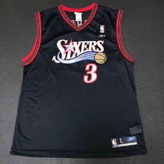 リーボック(Reebok)のReebok リーボック NBA SIXERS IVERSON 3 ユニフォーム(バスケットボール)