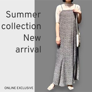 N.Natural beauty basic - 【匿名配送】【新品タグ付き】小花柄キャミロングワンピース