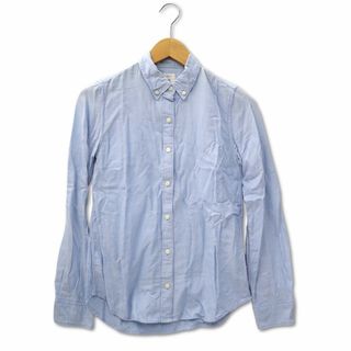 ギャップ(GAP)のギャップ GAP シャンブレー ボタンダウン シャツ ブルー XXXS(シャツ/ブラウス(長袖/七分))