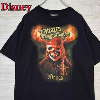 ディズニー(Disney)の【入手困難】ディズニー　パイレーツオブカリビアン　Tシャツ　Lサイズ　海外輸入(Tシャツ/カットソー(半袖/袖なし))