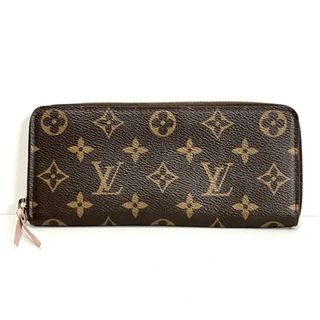 ルイヴィトン(LOUIS VUITTON)のLOUIS VUITTON(ルイヴィトン) 長財布 モノグラム ポルトフォイユクレマンス M61298 ローズ・バレリーヌ モノグラム・キャンバス(財布)