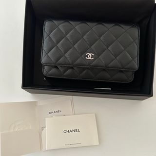 CHANEL - 6/10までの出品⭐︎CHANEL チェーンウォレット　キャビアスキン