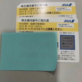 ANA 株主優待券二枚(その他)