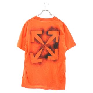 オフホワイト(OFF-WHITE)のOFF-WHITE オフホワイト STENCIL S/S SLIM TEE OMAA027E20JER006 ステンシルプリント 半袖Tシャツ カットソー オレンジ(Tシャツ/カットソー(半袖/袖なし))