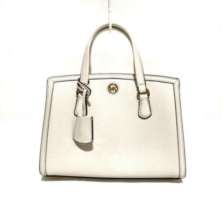 マイケルコース(Michael Kors)のMICHAEL KORS(マイケルコース) ハンドバッグ美品  シャンタル メッセンジャー スモール 30F2G7CM1T ライトクリーム(アイボリー) ペプルドレザー(ハンドバッグ)