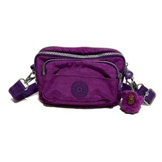 キプリング(kipling)のKipling(キプリング) ショルダーバッグ - パープル 2way/ストラップ着脱可 ナイロン(ショルダーバッグ)