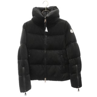 モンクレール(MONCLER)のMONCLER モンクレール BANDAMA GIUBBOTTO E20934684885 C0292 ラメデザイン ジップアップダウンジャケット ブラック レディース(ダウンジャケット)