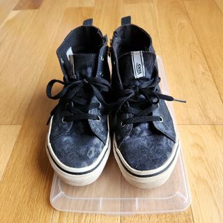 VANS　スニーカー　ハイカット　ヒョウ柄(スニーカー)