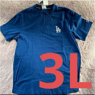 MLB - 3L！MLB ドジャース 大谷翔平 半袖 シャツ tシャツ　ブルー　刺繍