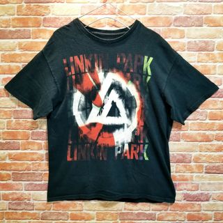 ミュージックティー(MUSIC TEE)の【サイズL?】古着　LINKIN PARK  Tシャツ　バンドTシャツ(Tシャツ/カットソー(半袖/袖なし))