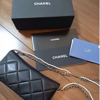 CHANEL - シャネル❤ パール レザー チェーン サングラス　マトラッセチェーン