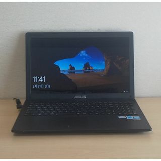 エイスース(ASUS)の【送料込】SSDに交装　ASUS　ノートパソコン　X551C(ノートPC)