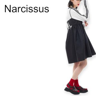 Narcissus ジャガードワンピース　新品　ブラック