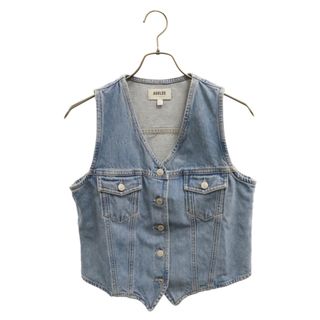 AGOLDE エーゴールドイー 70's Denim Vest Vネック デニムベスト インディゴ レディース(ベスト)