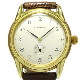 ロンジン(LONGINES)のLONGINES(ロンジン) 腕時計 モニュメント L4.659.4 ボーイズ 革ベルト/復刻版 シルバー(腕時計)