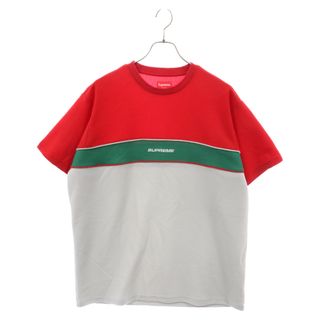 シュプリーム(Supreme)のSUPREME シュプリーム 19SS Piping Practice S/S Top パイピングプラクティスクルーネック半袖Tシャツ レッド/グレー(Tシャツ/カットソー(半袖/袖なし))