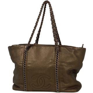 シャネル(CHANEL)のシャネル ココマーク チェーン トートバッグ レディース 【中古】(トートバッグ)