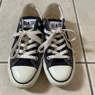 コンバース(CONVERSE)のコンバース キャンバス オールスター  ブラック 23.5(スニーカー)