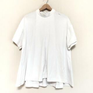 ENFOLD - ENFOLD(エンフォルド) 半袖Tシャツ サイズ38 M レディース - 白 ハイネック