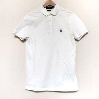 ポロラルフローレン(POLO RALPH LAUREN)のPOLObyRalphLauren(ポロラルフローレン) 半袖ポロシャツ サイズSP美品  - 白(ポロシャツ)