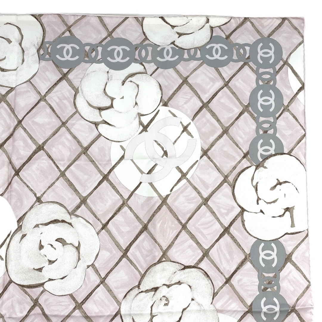 CHANEL - □新同□ シャネル スカーフ ココ マーク カメリア CHANEL - □新同□ シャネル スカーフ ココ マーク カメリア