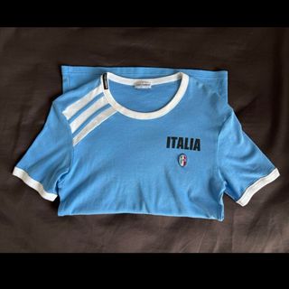 DOLCE&GABBANA サッカーT ロゴTシャツ