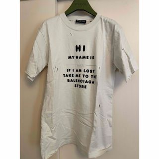 バレンシアガ(Balenciaga)の直営店購入バレンシアガBalenciagaダメージTシャツ大変美品(Tシャツ(半袖/袖なし))