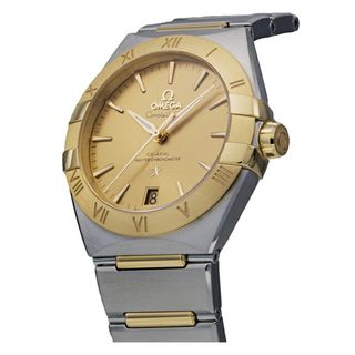 オメガ(OMEGA)の【新品】オメガ OMEGA 腕時計 メンズ 131.20.36.20.08.001 コンステレーション 自動巻き イエローxシルバー/イエローゴールド アナログ表示(腕時計(アナログ))