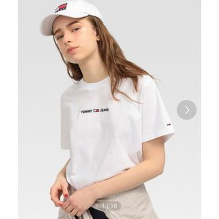 トミージーンズ(TOMMY JEANS)の【完売！】TOMMY JEANS ロゴエンブロイダリーTシャツ(Tシャツ/カットソー(半袖/袖なし))