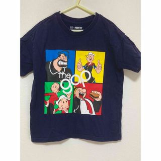 ギャップキッズ(GAP Kids)のキッズTシャツ / GAP× POPEY / ネイビー /Sサイズ(120cm)(Tシャツ/カットソー)