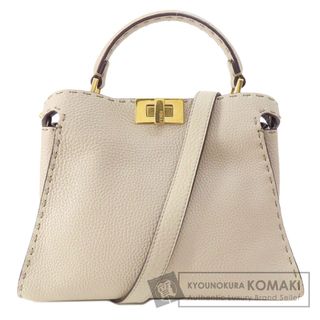 フェンディ(FENDI)のFENDI ピーカブーアイコニック 2WAY ハンドバッグ カーフ レディース(ハンドバッグ)