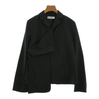 ジルサンダー(Jil Sander)のJIL SANDER ジルサンダー カジュアルジャケット 34(XXS位) 黒 【古着】【中古】(テーラードジャケット)