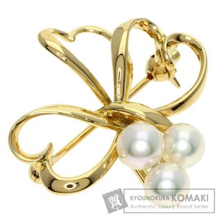 ミキモト(MIKIMOTO)のMIKIMOTO パール 真珠 ブローチ K18YG レディース(ブローチ/コサージュ)