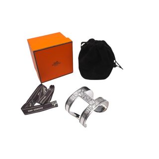 Hermes - 極美品 HERMES エルメス トゥアレグ PM バングル ブレスレット シルバ−925 重量59.3g アクセサリー ジュエリー 彫刻 入手困難 中古 64257