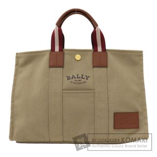 バリー(Bally)のBALLY ロゴ ハンドバッグ キャンバス レディース(ハンドバッグ)