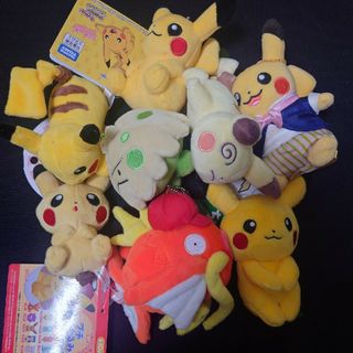 ポケモン(ポケモン)のポケモン　ポケモンセンター　マスコット　ピカチュウ　キノココ　コイキング(キャラクターグッズ)