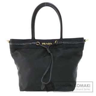 プラダ(PRADA)のPRADA ロゴ ハンドバッグ ナイロン レディース(ハンドバッグ)