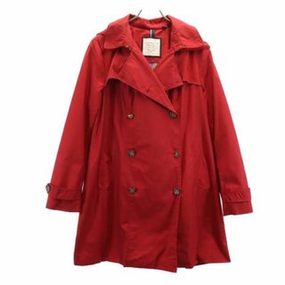 トミーヒルフィガー(TOMMY HILFIGER)のトミーヒルフィガー トレンチコート XL レッド TOMMY HILFIGER レディース(トレンチコート)