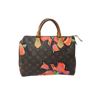 ルイヴィトン(LOUIS VUITTON)のLOUIS VUITTON ルイ ヴィトン ハンドバッグ M48610 スピーディ30 モノグラムローズ 薔薇 中古 64501(ハンドバッグ)