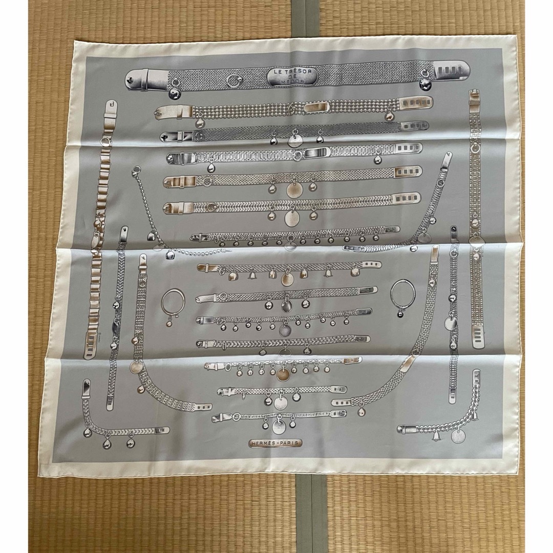 HERMES - エルメス　スカーフ　カレ90 トレゾールドゥメドール