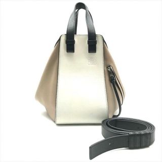 ロエベ(LOEWE)の良品 LOEWE ロエベ レザー ハンモック トリコカラー 2WAY ハンド ショルダー バッグ k1472(ハンドバッグ)