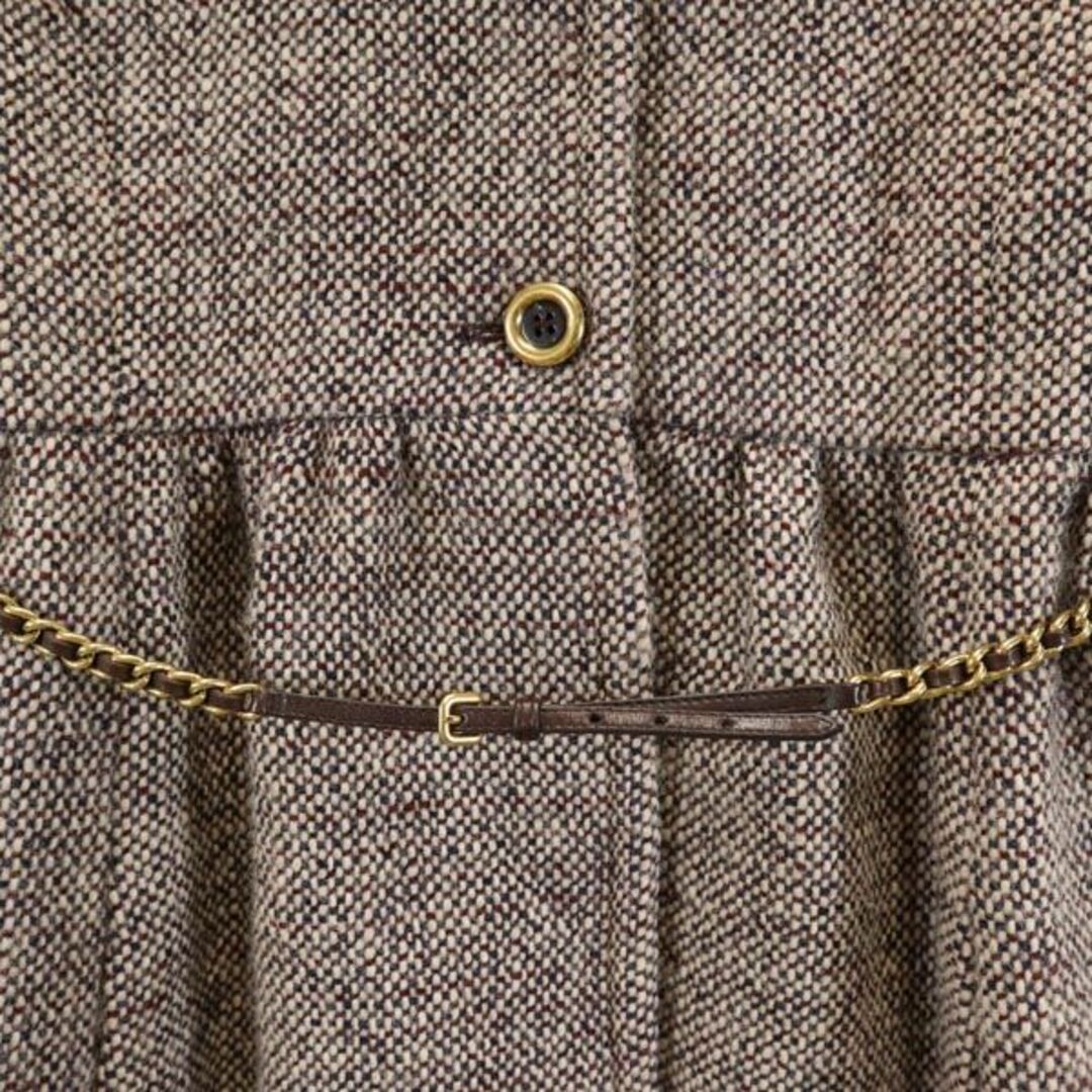 ミュウミュウ 長袖 ワンピース 38 ブラウン系 MIUMIU レディース ミュウミュウ 長袖 ワンピース 38 ブラウン系 MIUMIU レディース