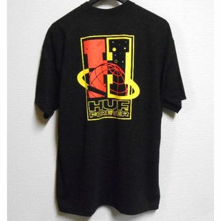 HUF*ハフ*US:XXL/ブラック[GALAXY WIDE]半袖Tシャツ