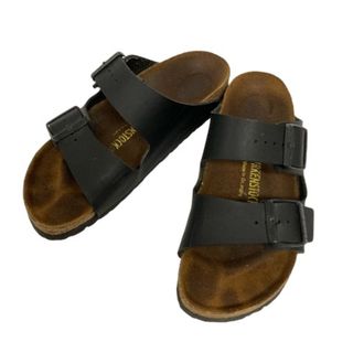 ビルケンシュトック(BIRKENSTOCK)のビルケンシュトック サンダル アリゾナ ARIZONA 37 ブラック ブラウン(サンダル)