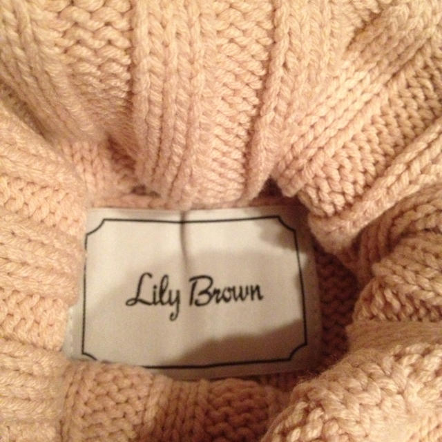 Lily Brown(リリーブラウン)のリリーブラウン！ニット！美品 レディースのトップス(ニット/セーター)の商品写真