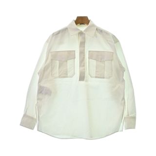 ジルサンダーネイビー(JIL SANDER NAVY)のJIL SANDER NAVY カジュアルシャツ 34(XXS位) 白 【古着】【中古】(シャツ/ブラウス(長袖/七分))