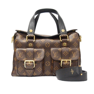 ルイヴィトン(LOUIS VUITTON)のLOUIS VUITTON ルイ ヴィトン モノグラム マンハッタン 2way ショルダーバッグ ノワール M44207 ブラック トートバッグ レディース【他サイト併売品】(ショルダーバッグ)